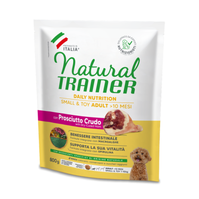 Natural Trainer cane adulto small e toy Prosciutto Crudo
