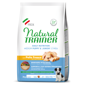 Trainer Cane Natural Puppy E Junior Medium Pollo Fresco e Riso 2
