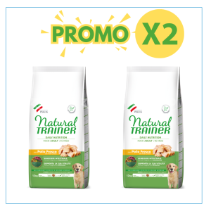 Natural Trainer cani Maxi Adult Pollo Fresco e Riso 12kg 2