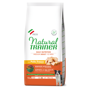 Natural Trainer cani Medium Adult Pollo Fresco e Riso