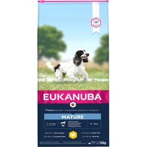 Eukanuba Pollo e Riso cane medium mature 12 kg