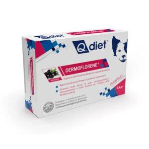 Q.diet Cane Dermoflorene 15 compresse