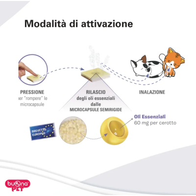 Modalità attivazione Nauzina cerotti Buona pet