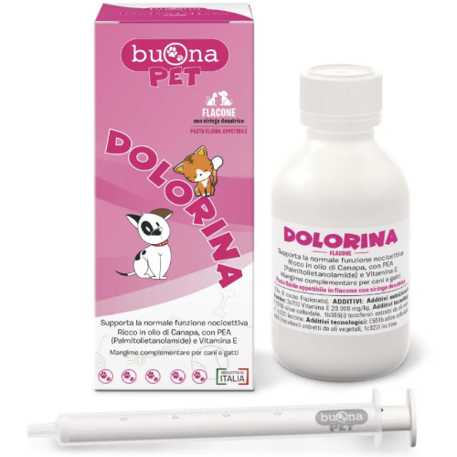 dOLORINA BUONA PET flacone per cane e gatto