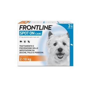 Frontline Spot On cani 2-10kg 3 pipette