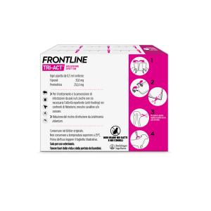 Frontline TRI ACT cani taglia mini 2-5kg 6 pipette 2