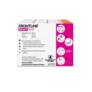 Frontline TRI ACT cani taglia piccola 5-10kg 6 pipette 2