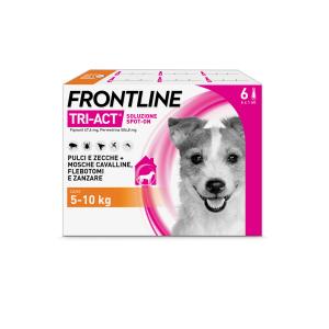 Frontline TRI ACT cani taglia piccola 5-10kg 6 pipette
