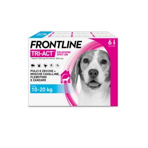 Frontline TRI ACT cani taglia media 10-20kg 6 pipette