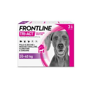 Frontline TRI ACT cani taglia grande 20-40kg 3 pipette