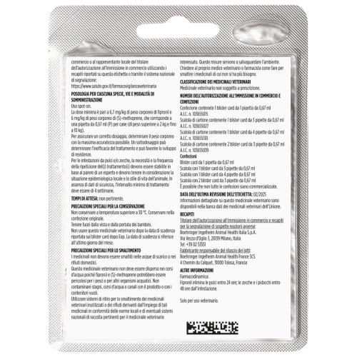Frontline Combo cani taglia piccola 2-10kg 1 pipetta