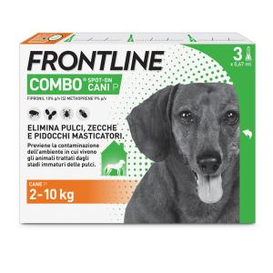 Frontline Combo cani taglia piccola 2-10kg 3 pipette