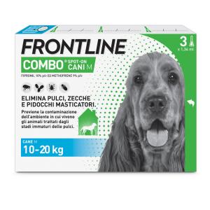 Frontline Combo cani taglia media 10-20kg 3 pipette
