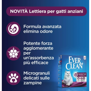 Ever clean senior per gatti anziani 2