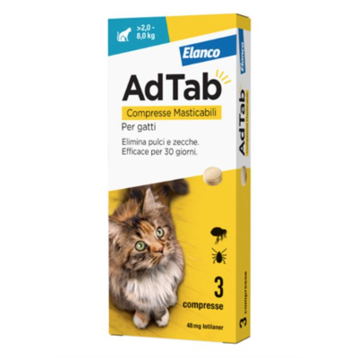 adtab gatto 2-8kg 3 Compresse