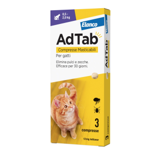 AdTab Gatto 0,5-2kg 3 Compresse