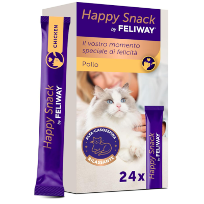Feliway Happy Snack gatto Pollo 24pz