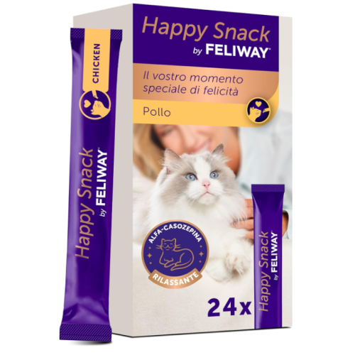Feliway Happy Snack gatto Pollo 24pz