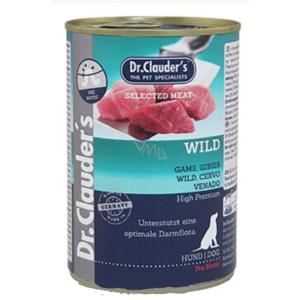 Dr. Clauder's cane selected meat adulto cervo lattina 400 gr