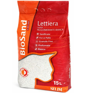 Lettiera Biosand SuperAgglomerante Bianca