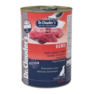Dr. Clauder's cane selected meat adulto manzo lattina 400 gr