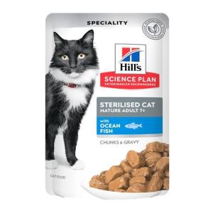 Hill's Gatto Science Plan Sterilizzato Mature Pesce Oceanico Busta 85 Gr