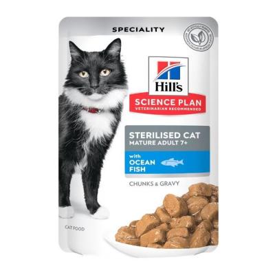Hill's Gatto Science Plan Sterilizzato Mature Pesce Oceanico Busta 85 Gr
