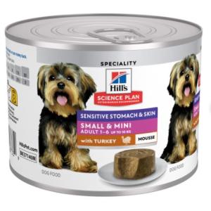 Hill's Cane Science Plan Adulto Sensitive Stomach e Skin mousse 200 gr
