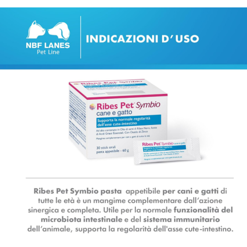 indicazioni d'uso: Ribes Pet Symbio 30 Stick