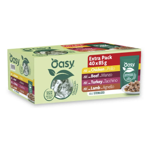 Oasy Gatto Original Formula Bocconcini Sterilizzato Carne 40x85gr