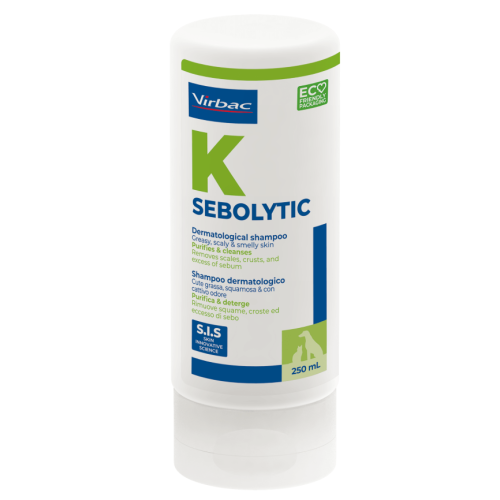 Sebolytic Shampoo dermatologico per cani e gatti con cute grassa 250ml
