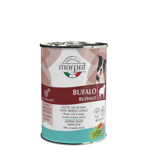 Marpet Cane Adulto monoproteico bufalo lattina 400 gr