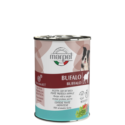 Marpet Cane Adulto monoproteico bufalo lattina 400 gr