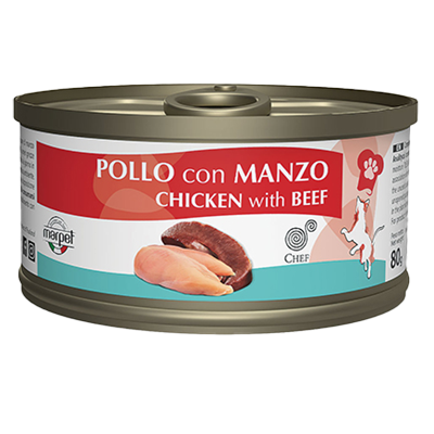 Marpet Gatto Adulto pollo e manzo lattina 85 gr