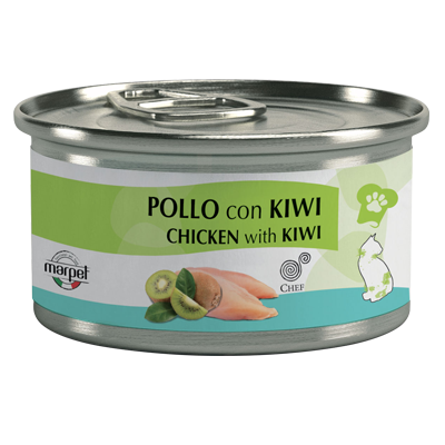 Marpet Gatto Adulto pollo e kiwi lattina 85 gr