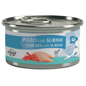 Marpet Gatto Adulto pollo e surimi lattina 85 gr