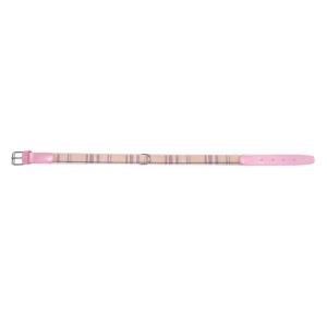 Camon collare regolabile scozzese Quality Leashes 18mm x 38 cm rosa