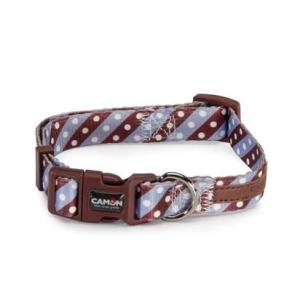 Camon collare regolabile in nylon Twill Dot 10mm x 20-30 cm Viola