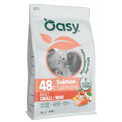 Oasy Salmone Monoprotein cane adulto Small e Mini