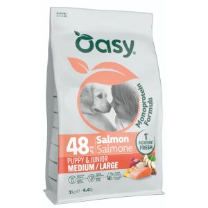 Oasy Monoprotein Formula Salmone Puppy & Junior Medium e Large