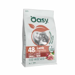 Oasy Monoprotein Formula Agnello Puppy & Junior Small e Mini