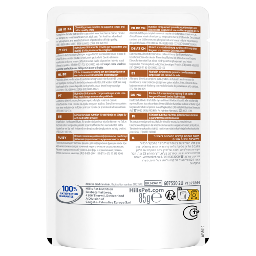 Hill's Gatto Prescription Diet K/D Salmone 85 Gr