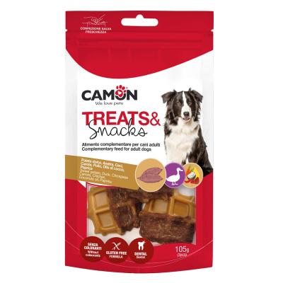 Camon snack cane waffle con patata dolce, anatra e verdure 105 gr