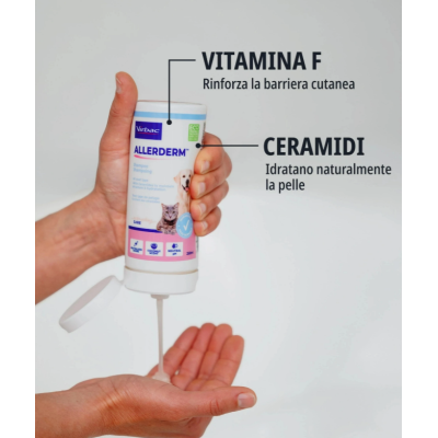 Allerderm Shampoo per cute normale per cane e gatto