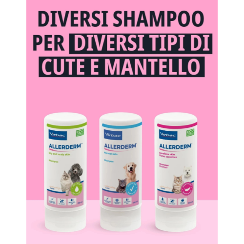 diversi tipi di shampo