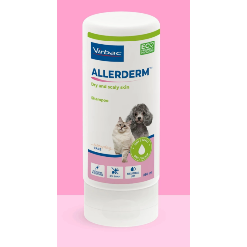 Allerderm shampoo cute squamosa cane e gatti
