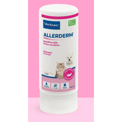 Allerderm shampoo pelle sensibile cane e gatto