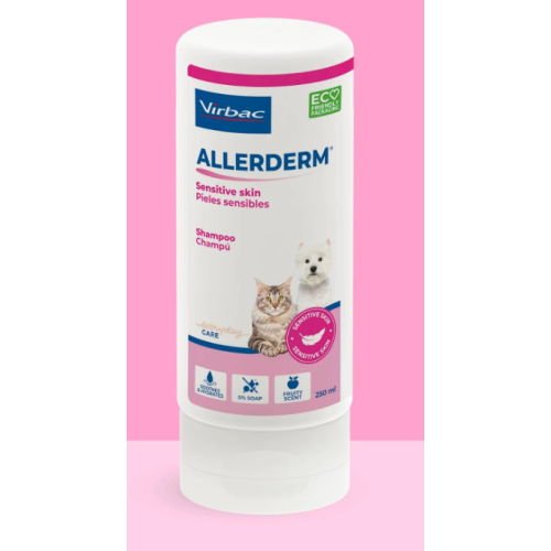 Allerderm shampoo pelle sensibile cane e gatto