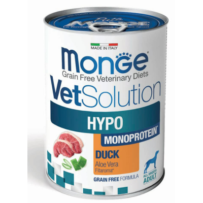 Monge VetSolution Hypoallergenic Anatra lattina 400gr