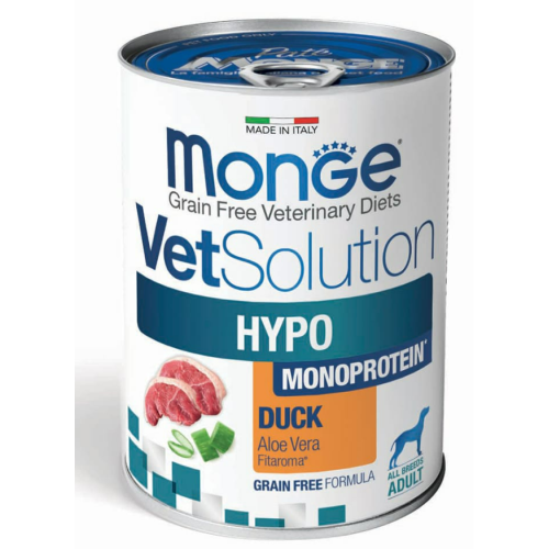Monge VetSolution Hypoallergenic Anatra lattina 400gr